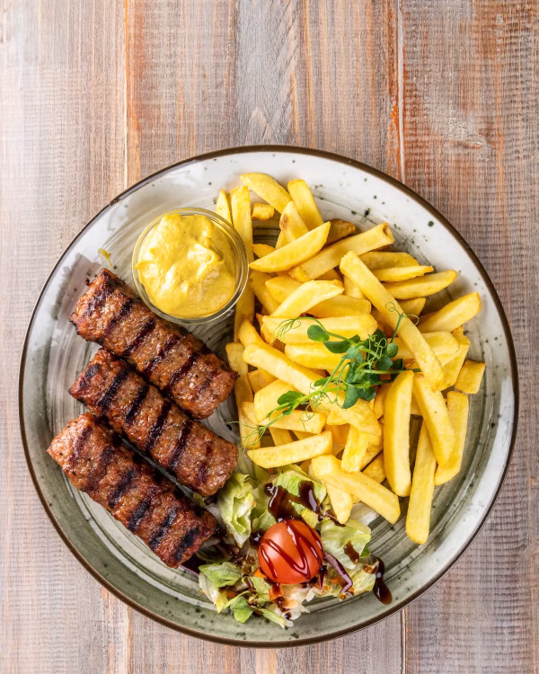 Mititei cu muștar